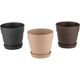 Farist Home Farıst Garden Poliwork Manolya Plastik Saksı 2,2 L 3 Adet