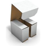 Fark Kutu 7x7,3x5,5 cm Beyaz Ondüle Kargo ve E-Ticaret Gönderi Kutusu 25 adet - belirtilmemiş