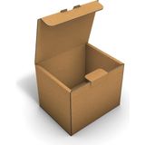 Fark Kutu Ondüle 11,5x9,2x9,2 cm E-Ticaret Kargo Gönderi Kutusu - Kraft - belirtilmemiş