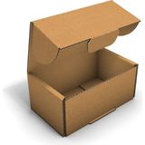 Fark Kutu Ondüle 12X7X5 cm Testliner E-Ticaret Kargo Gönderi Kutusu - Kraft - 25 Adet