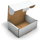 Fark Kutu Ondüle 14,5X10,5X5,8 cm Beyaz E-Ticaret Kargo Gönderi Kutusu - 100 Adet