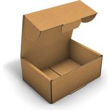 Fark Kutu Ondüle 14,5X10,5X5,8 cm Testliner E-Ticaret Kargo Gönderi Kutusu - Kraft - 100 Adet