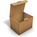 Fark Kutu Ondüle 15,2X12X11,3 cm Testliner E-Ticaret Kargo Gönderi Kutusu - Kraft - 25 Adet