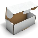 Fark Kutu Ondüle 15,5x6,5x5,5 cm Beyaz E-Ticaret Kargo Gönderi Kutusu - 100 Adet
