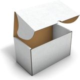 Fark Kutu Ondüle 19,5X10,5X11 cm Beyaz E-Ticaret Kargo Gönderi Kutusu 25 adet