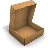 Fark Kutu Ondüle 20X20X6 cm E-Ticaret Kargo Gönderi Kutusu - Kraft - 100 Adet