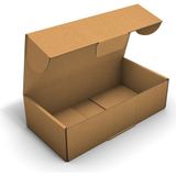 Fark Kutu Ondüle 24,5X12,5X6,5 cm Testliner E-Ticaret Kargo Gönderi Kutusu - Kraft - 25 Adet