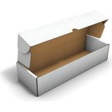 Fark Kutu Ondüle 30X10X6 cm E-Ticaret Kargo Gönderi Kutusu - Beyaz - 100 Adet