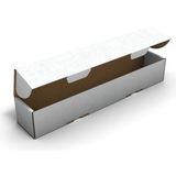 Fark Kutu Ondüle 38X7X6 cm Beyaz E-Ticaret Kargo Gönderi Kutusu 25 adet