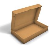 Fark Kutu Ondüle 41,5X26X6,5 cm E-Ticaret Kargo Gönderi Kutusu - Kraft - 100 Adet