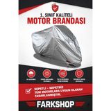 Fark Shop Kawasaki El 125 Uyumlu Özel 1. Sınıf Kaliteli 4 Mevsim Korumalı Motor Brandasıdır