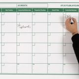 Fark Tanıtım Aylık, Günlük, Haftalık Planlayıcı Kendiliğinden Yapışkansız Tutunan Statik Pano, Elektrostatik Kağıt (85 cm x 56 cm)