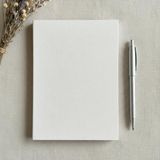 Fark Tanıtım Çizgili Not Defteri – 64 Yaprak, 90 gr Ivory Kağıt, Amerikan Ciltli Not Defteri, Ofis ve Günlük Kullanım İçin İdeal (Beyaz, A5 (14,8cm x 21cm))