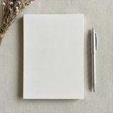 Fark Tanıtım Çizgili Not Defteri – 64 Yaprak, 90 gr Ivory Kağıt, Amerikan Ciltli Not Defteri, Ofis ve Günlük Kullanım İçin İdeal (Beyaz, A6 (10,5cm x 14,8cm))