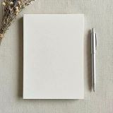 Fark Tanıtım Çizgisiz Not Defteri – 64 Yaprak, 90 gr Ivory Kağıt, Amerikan Ciltli Not Defteri, Ofis ve Günlük Kullanım İçin İdeal (Beyaz, A6 (10,5cm x 14,8cm))