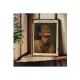 Fark Tanıtım Frida Kahlo Çerçevesiz Poster, Modern Dekoratif Çerçevesiz Poster, Tablo, FridaKahlo-2, 40 x 50
