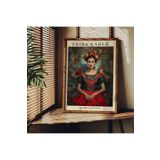 Fark Tanıtım Frida Kahlo Çerçevesiz Poster, Modern Dekoratif Çerçevesiz Poster, Tablo, FridaKahlo, 30 x 40