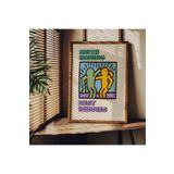 Fark Tanıtım Keith Haring Çerçevesiz Poster, Modern Dekoratif Çerçevesiz Poster, Tablo, KeithHaring-2, 50 x 70