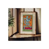 Fark Tanıtım Keith Haring Çerçevesiz Poster, Modern Dekoratif Çerçevesiz Poster, Tablo, KeithHaring-4, 21 x 30