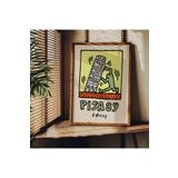 Fark Tanıtım Keith Haring Çerçevesiz Poster, Modern Dekoratif Çerçevesiz Poster, Tablo, KeithHaring-5, 21 x 30