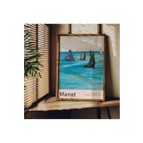 Fark Tanıtım Manet Çerçevesiz Poster, Modern Dekoratif Çerçevesiz Poster, Tablo, Manet, 21 x 30