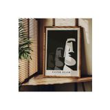 Fark Tanıtım Manzara Çerçevesiz Poster, Modern Dekoratif Çerçevesiz Poster, Tablo, EasterIsland, 30 x 40