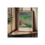Fark Tanıtım Monet Çerçevesiz Poster, Modern Dekoratif Çerçevesiz Poster, Tablo, Monet-12, 40 x 50