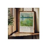Fark Tanıtım Monet Çerçevesiz Poster, Modern Dekoratif Çerçevesiz Poster, Tablo, Monet-7, 30 x 40