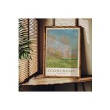 Fark Tanıtım Monet Çerçevesiz Poster, Modern Dekoratif Çerçevesiz Poster, Tablo, Monet-9, 21 x 30