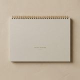Fark Tanıtım | Paperto. 12 Aylık Spiralli Tarihsiz Haftalık Planlayıcı, A4 (21 × 29,7 cm), 52 Yaprak, 110 gr Ivory Kağıt, Haftalık Plan İngilizce