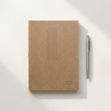 Fark Tanıtım | Paperto. A5 Tarihsiz Yıllık Planlayıcı (14,8 x 21 cm) - 180° Açılabilir, Sırtı Dikişli,%100 El İşçiliği, 136 Yaprak (272 Sayfa), 110 gr Ivory Kağıt (Kraft Kapak, Türkçe)