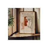 Fark Tanıtım Picasso Çerçevesiz Poster, Modern Dekoratif Çerçevesiz Poster, Tablo, Picasso-1, 40 x 50