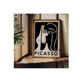Fark Tanıtım Picasso Çerçevesiz Poster, Modern Dekoratif Çerçevesiz Poster, Tablo, Picasso-5, 40 x 50