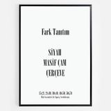 Fark Tanıtım Premium Masif Çam Çerçeve - 3mm MDF Arkalık - 500 Mikron Kırılmaz Şeffaf PVC Ön Koruma - Şık ve Dayanıklı Duvar Ahşap Çerçevesi (Siyah, 30cm x 40cm)