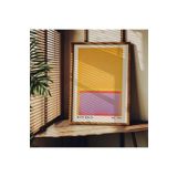 Fark Tanıtım Rothko Çerçevesiz Poster, Modern Dekoratif Çerçevesiz Poster, Tablo, Rothko-2, 30 x 40