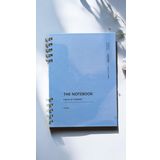 Fark Tanıtım Spiralli 80 Yaprak Çizgili A5 Defter, Not Defteri, Okul Defteri, 4 Farklı Renk Seçeneği (02 Placid Blue)