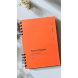 Fark Tanıtım Spiralli 80 Yaprak Kareli A5 Defter, Not Defteri, Defteri, 4 Farklı Renk Seçeneği (04 Orange ) - Standart