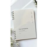 Fark Tanıtım Spiralli 80 Yaprak Kareli A5 Defter, Not Defteri, Okul Defteri, 4 Farklı Renk Seçeneği (01 Light Grey)