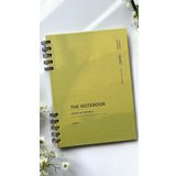 Fark Tanıtım Spiralli 80 Yaprak Kareli A5 Defter, Not Defteri, Okul Defteri, 4 Farklı Renk Seçeneği (03 Olive Green)