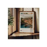 Fark Tanıtım Travel Art Çerçevesiz Poster, Modern Dekoratif Çerçevesiz Poster, Tablo, Croatia, 30 x 40