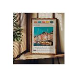 Fark Tanıtım Travel Art Çerçevesiz Poster, Modern Dekoratif Çerçevesiz Poster, Tablo, Denmark, 40 x 50