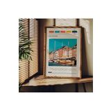 Fark Tanıtım Travel Art Çerçevesiz Poster, Modern Dekoratif Çerçevesiz Poster, Tablo, Denmark, 50 x 70