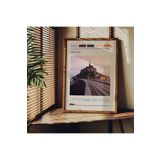 Fark Tanıtım Travel Art Çerçevesiz Poster, Modern Dekoratif Çerçevesiz Poster, Tablo, France, 50 x 70