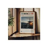 Fark Tanıtım Travel Art Çerçevesiz Poster, Modern Dekoratif Çerçevesiz Poster, Tablo, Japon, 21 x 30