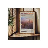 Fark Tanıtım Travel Art Çerçevesiz Poster, Modern Dekoratif Çerçevesiz Poster, Tablo, NewYork, 21 x 30