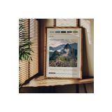 Fark Tanıtım Travel Art Çerçevesiz Poster, Modern Dekoratif Çerçevesiz Poster, Tablo, Peru, 21 x 30