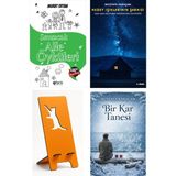 Fark Yayınları Sımsıcak Aile Öyküleri - Murat Ertan + Kuzey Işıklarının Şarkısı + Telefon Tutucu + Bir Kar Tanesi