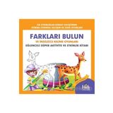 Farkları Bulun ve İngilizce Kelime Oyunları-Eğlenceli Süper Aktivite ve Etkinlik Kitabı-Ferhat Çınar