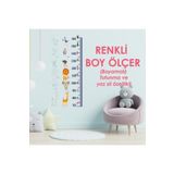 Farklı Bi Kağıt Renkli Boyamalı Boy Ölçer 40x95cm
