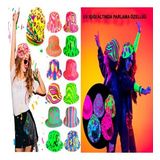 Farklı Desenlerde Plastik Neon UV Işık Parti Şapkası 1 Adet